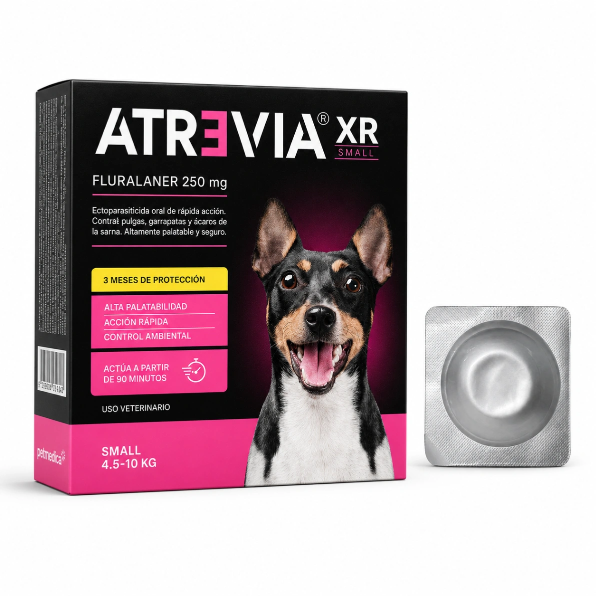 Atrevia XR Small Dog 4.5 a 10 kg x 1 Tableta