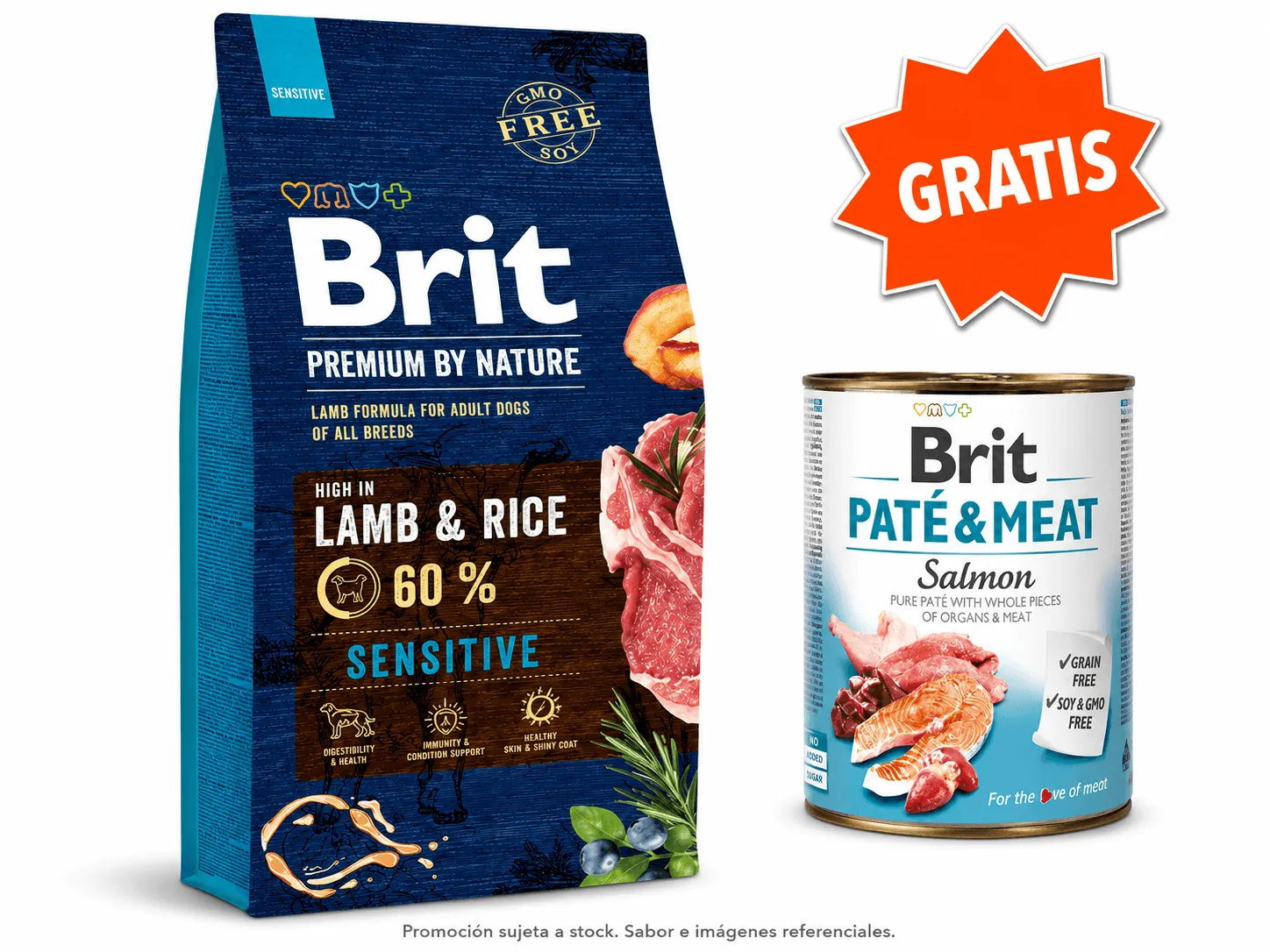 Brit Premium Sensitive Cordero 15 kg para Perros