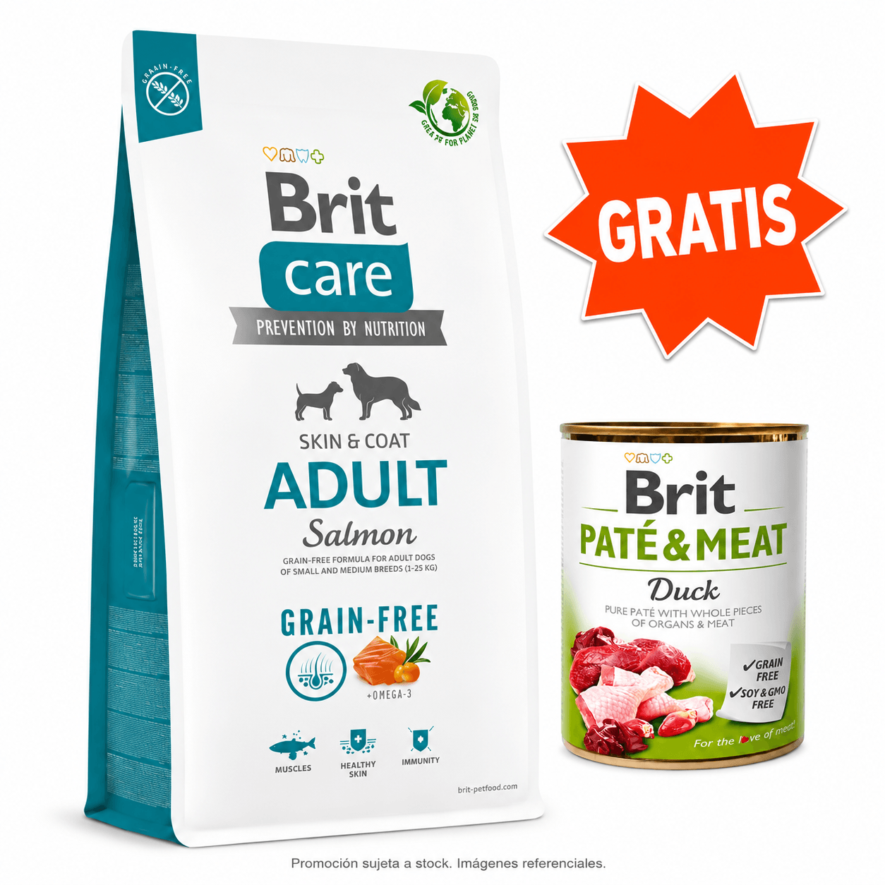 Brit Care Grain Free Adult Salmón 12 kg para Perros