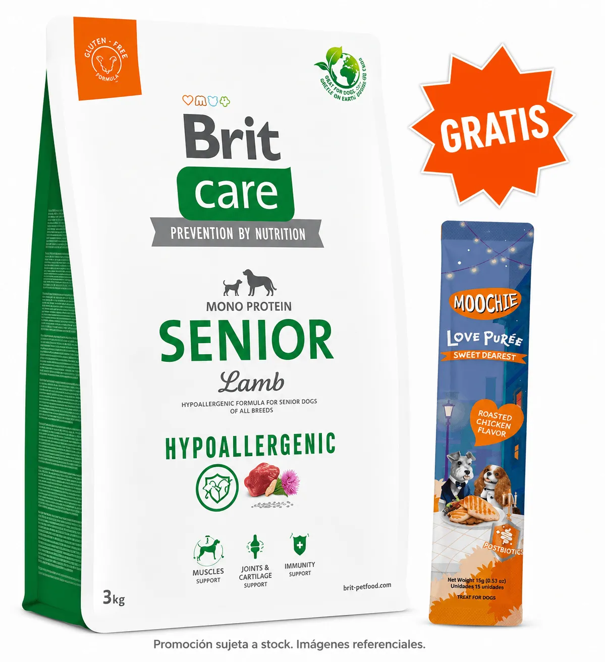 Brit Care Senior Cordero y Arroz 3 kg para Perros