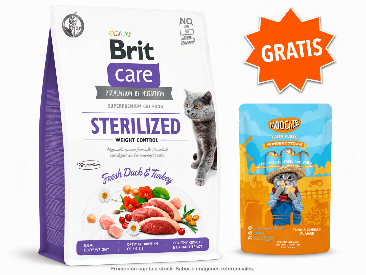 Brit Care Gato Esterilizado Control de Peso 7 kg