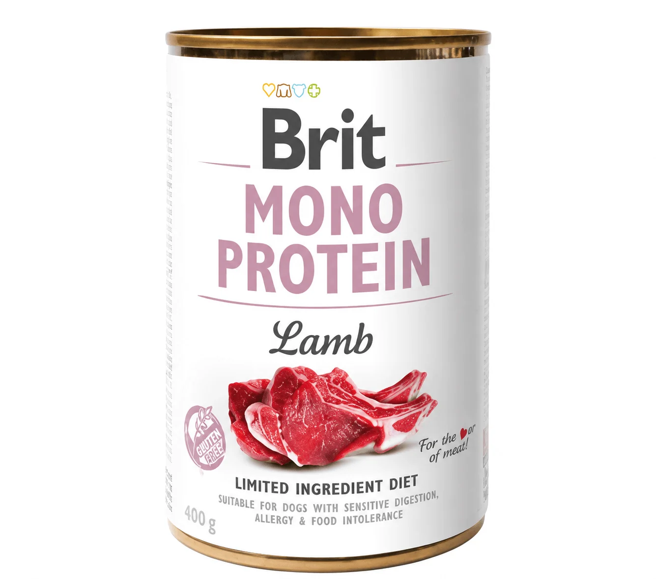 Brit Mono Protein Cordero Lata 400 g para Perros
