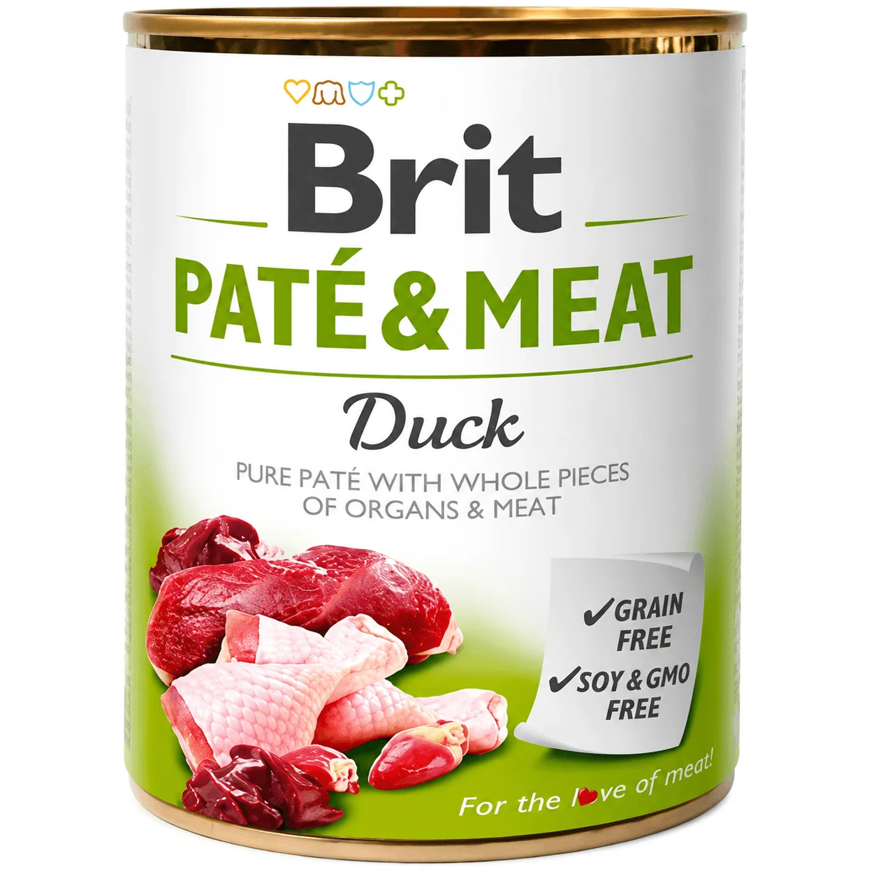 Brit Paté & Carne Pato Lata 800 g para Perros