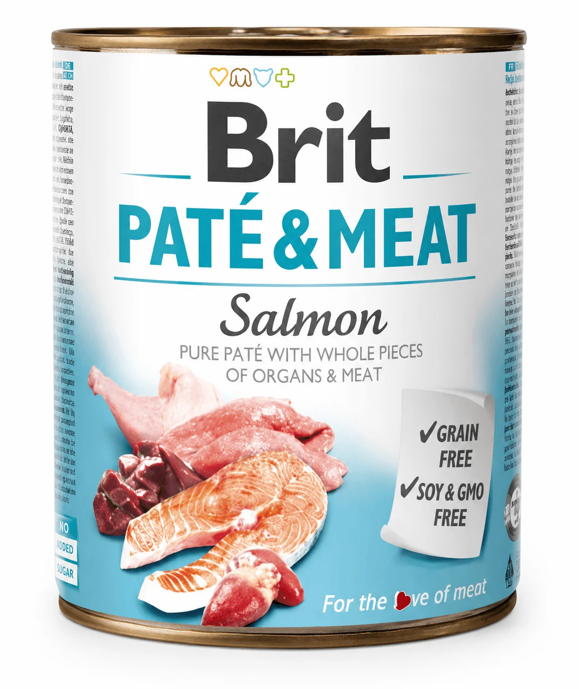 Brit Paté & Carne Salmón Lata 800 g para Perros