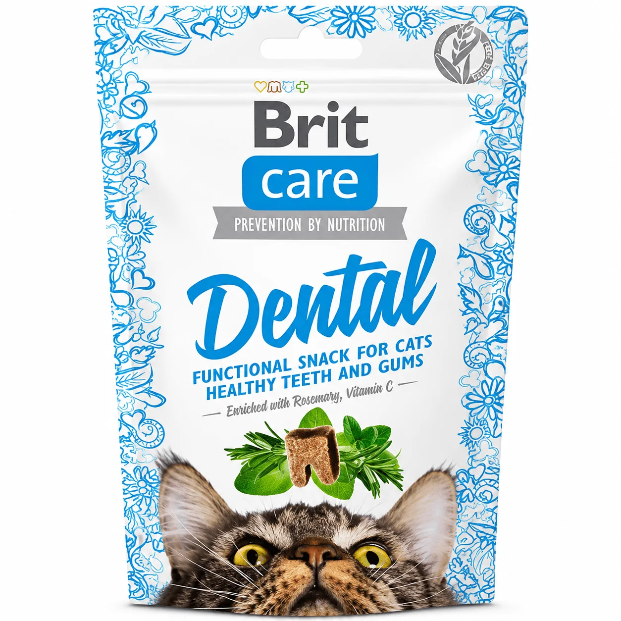 Brit Care Cat Snack Dental 50 g para Gatos