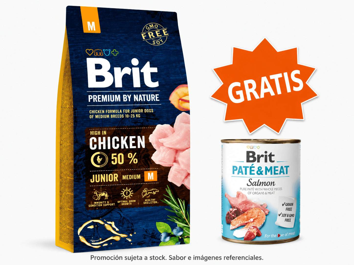 Brit Premium Junior Raza Mediana 15 kg para Cachorros
