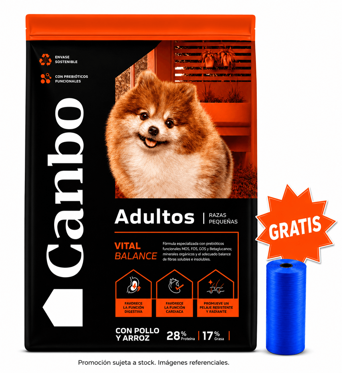 Canbo Adulto Razas Pequeñas Pollo 3 kg