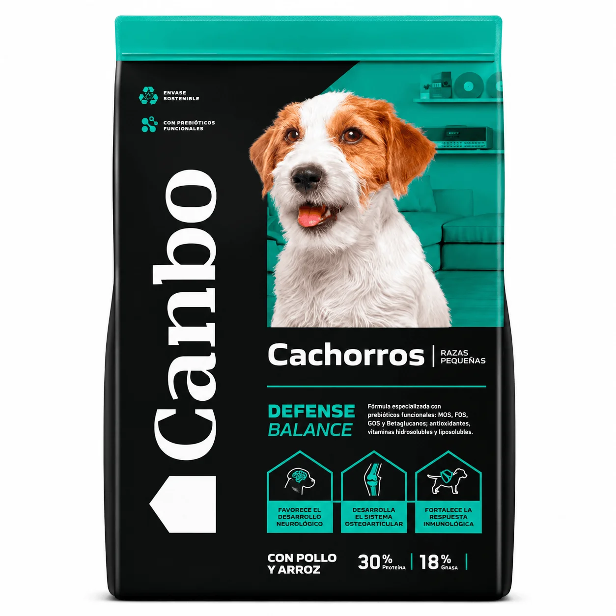 Canbo Cachorro Raza Pequeña Pollo y Arroz 1 kg