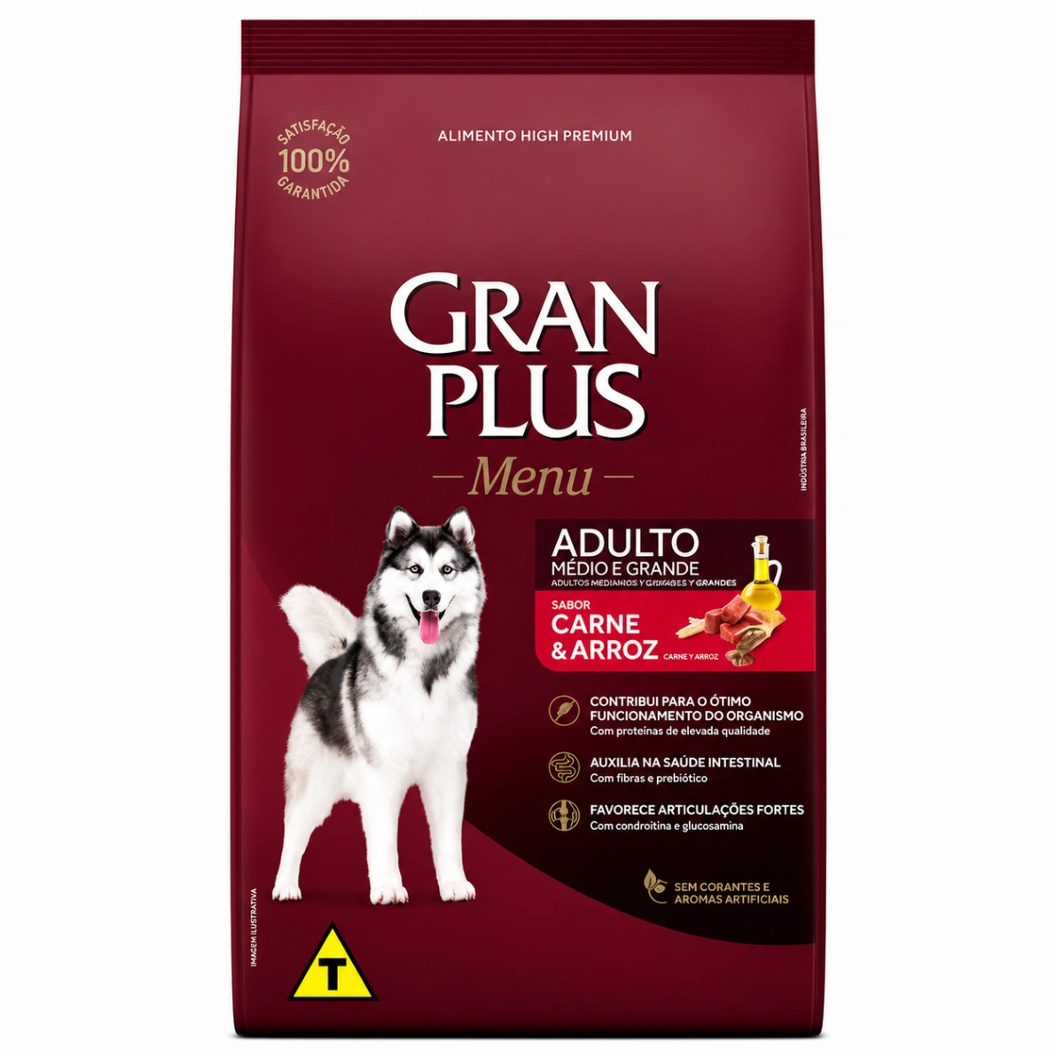 Gran Plus Perro Adulto Carne y Arroz 3 kg