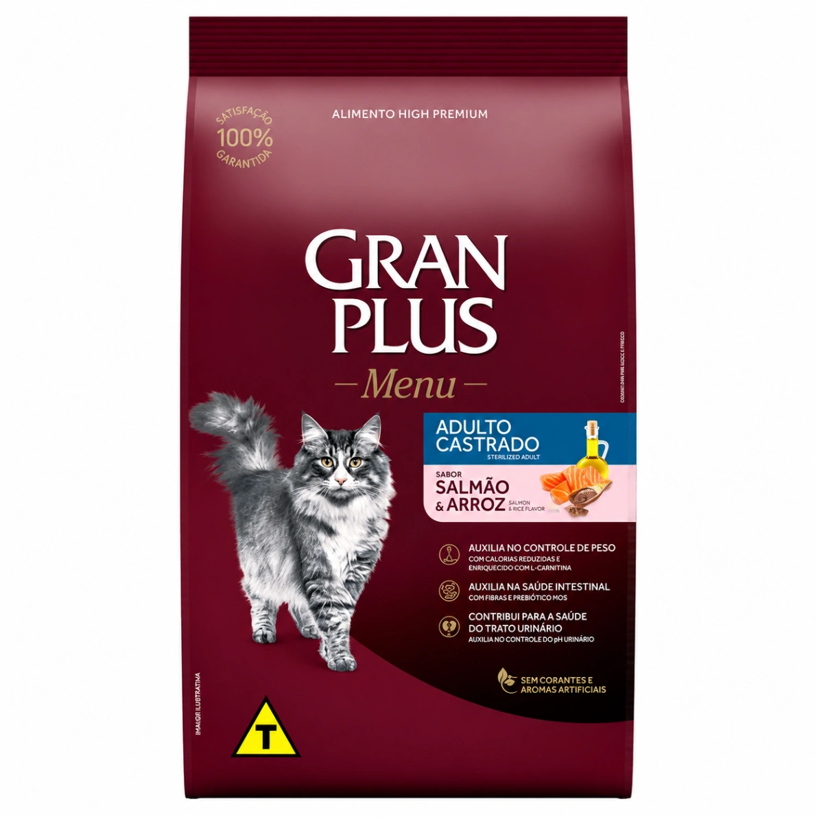 Gran Plus Gato Castrado Salmón y Arroz 3 kg