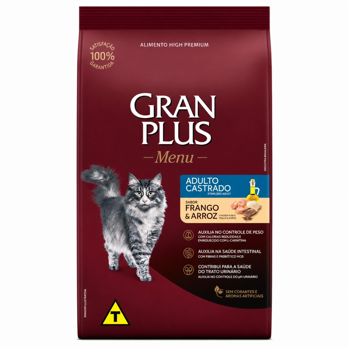 Gran Plus Gato Castrado Pollo y Arroz 3 kg