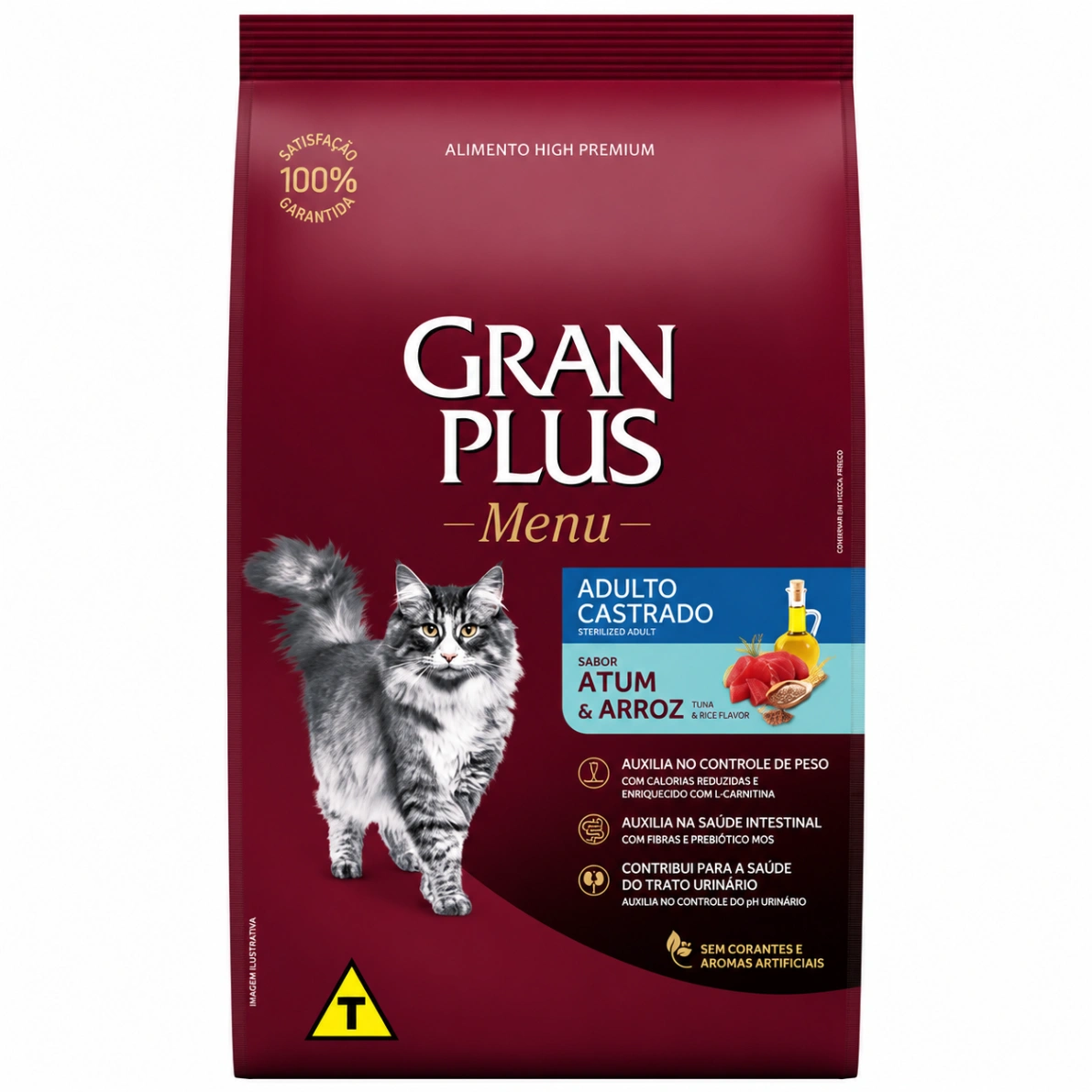 Gran Plus Gato Castrado Atún y Arroz 3 kg