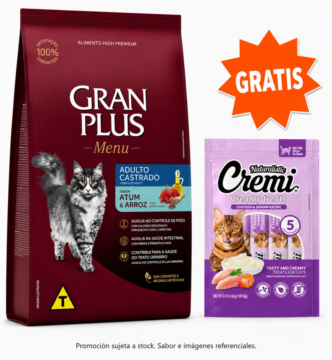Gran Plus Gato Castrado Atún y Arroz 10 kg