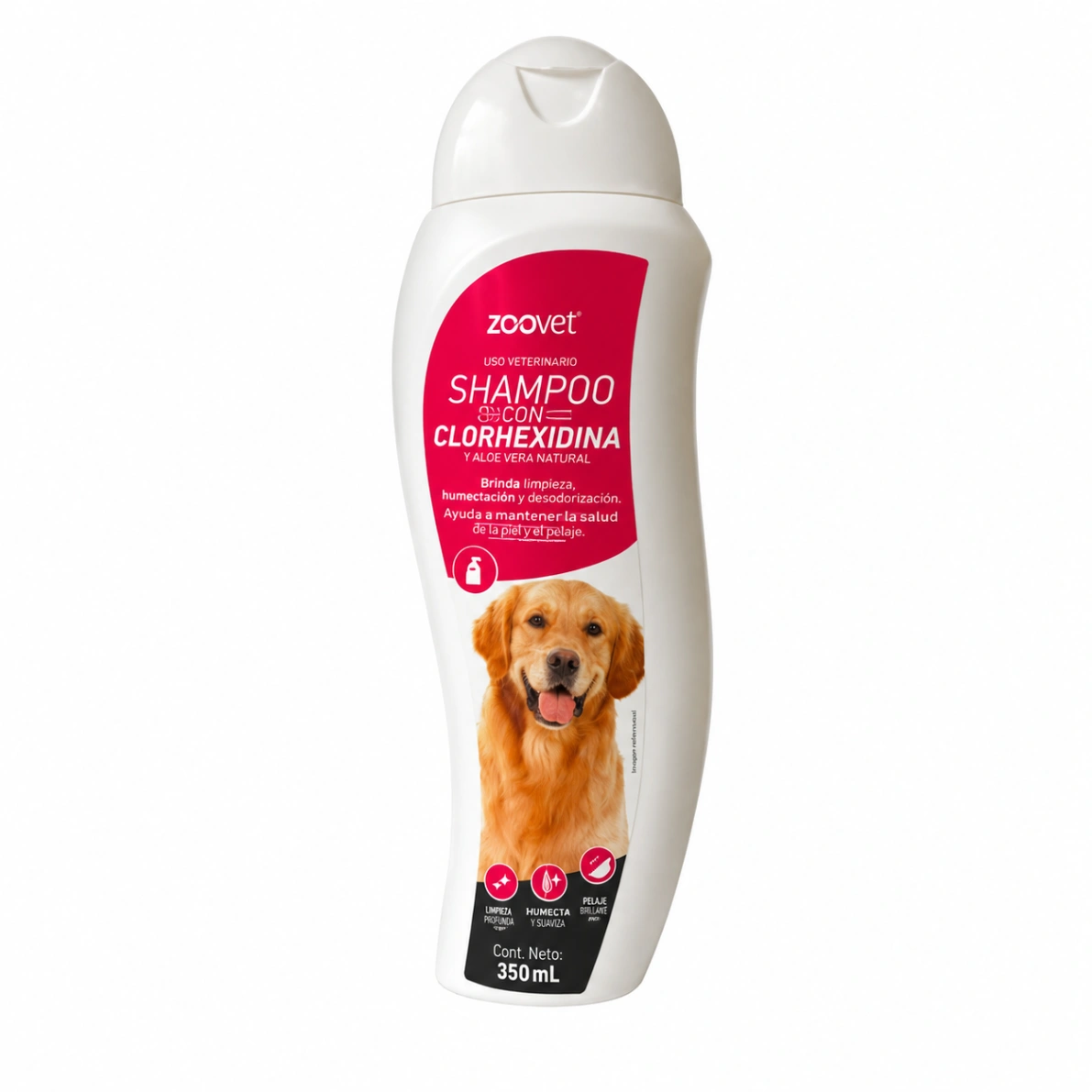 Shampoo Zoovet Clorhexidina 350 ml