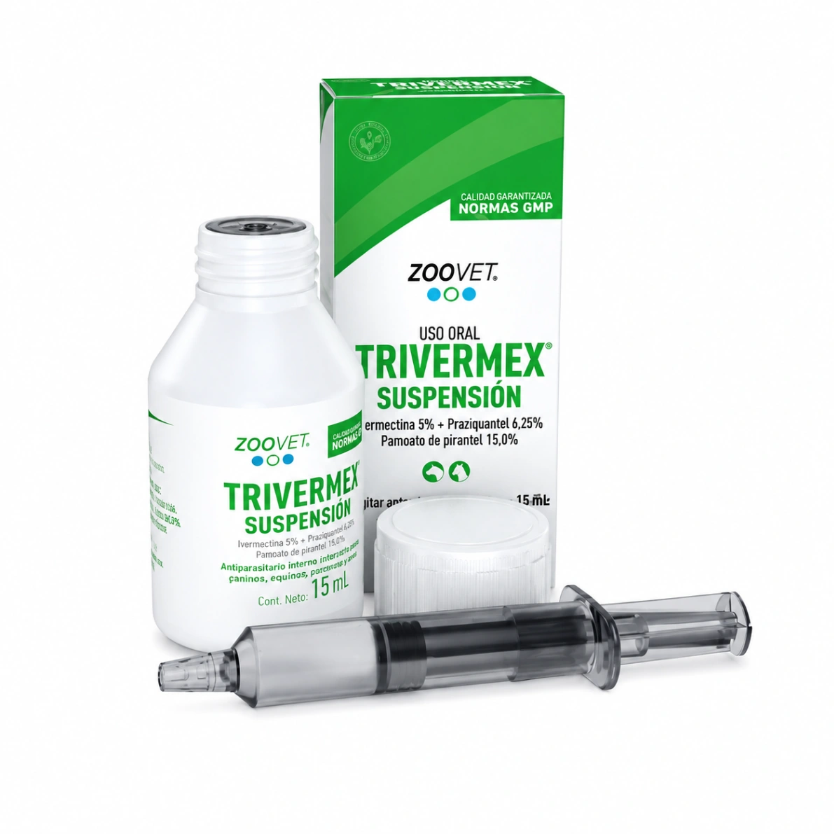 Zoovet Trivermex Suspensión 15 ml
