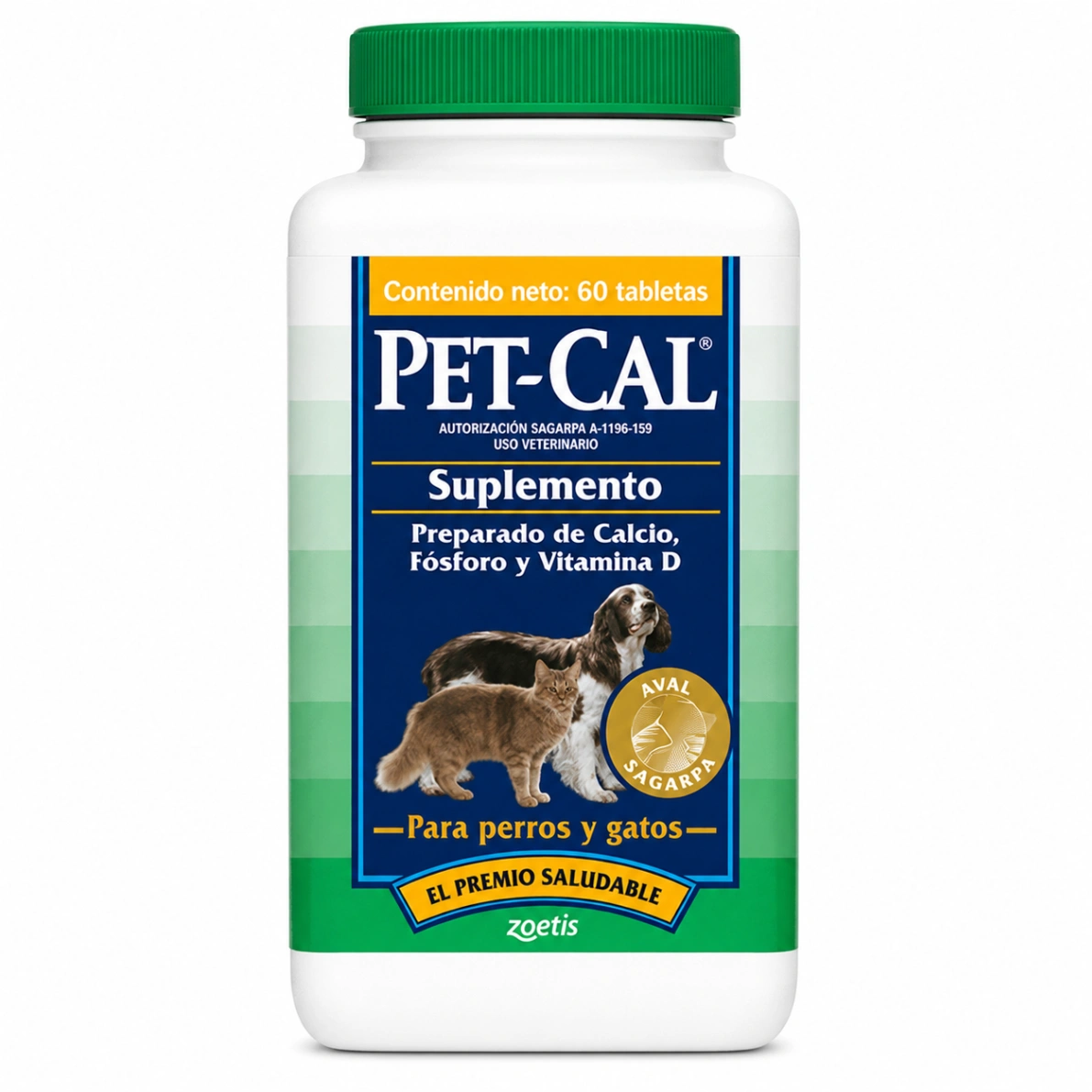Pet Cal Suplemento 60 Tabletas