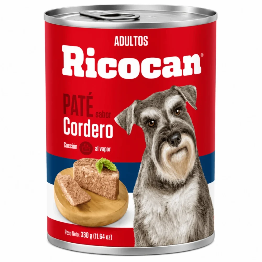 Ricocan Adulto Cordero Paté Lata 330 g