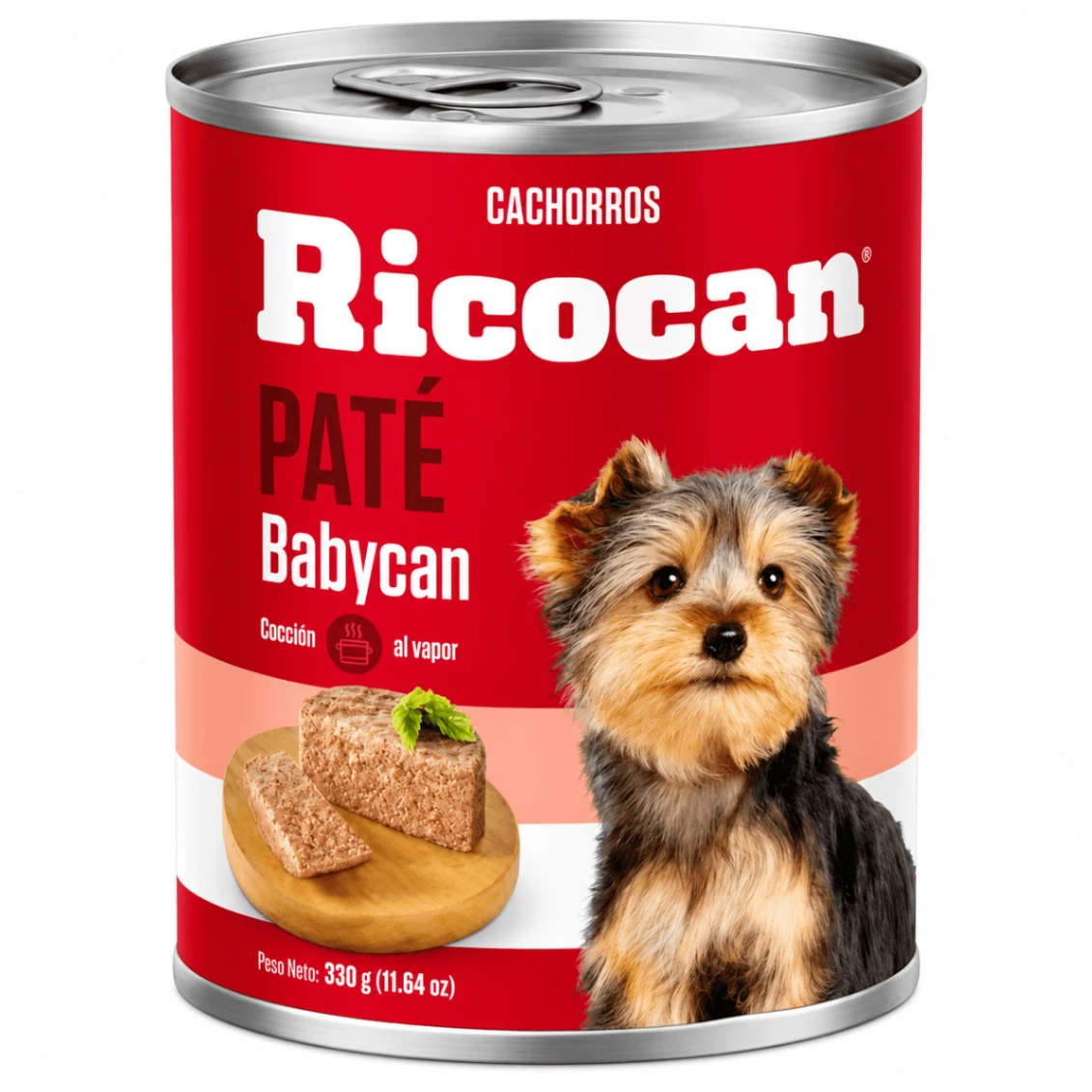 Ricocan Cachorro Babycan Paté en Lata 330 g