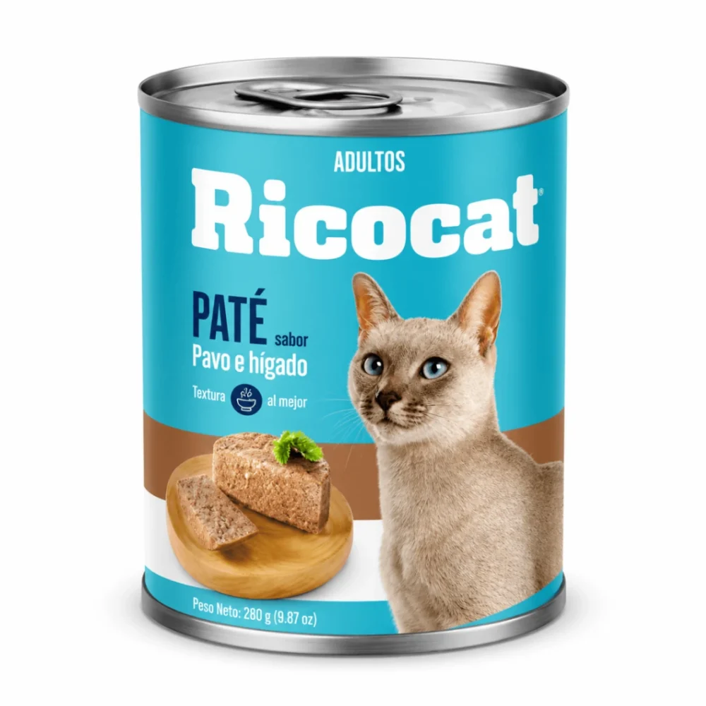 Ricocat Pavo e Hígado Adulto Paté Lata 330 g