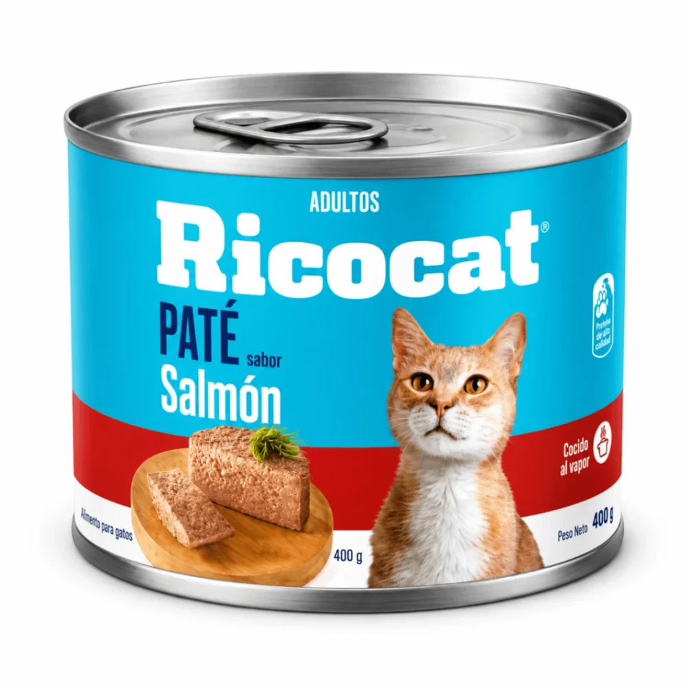 Ricocat Salmón Adulto Paté 160 g