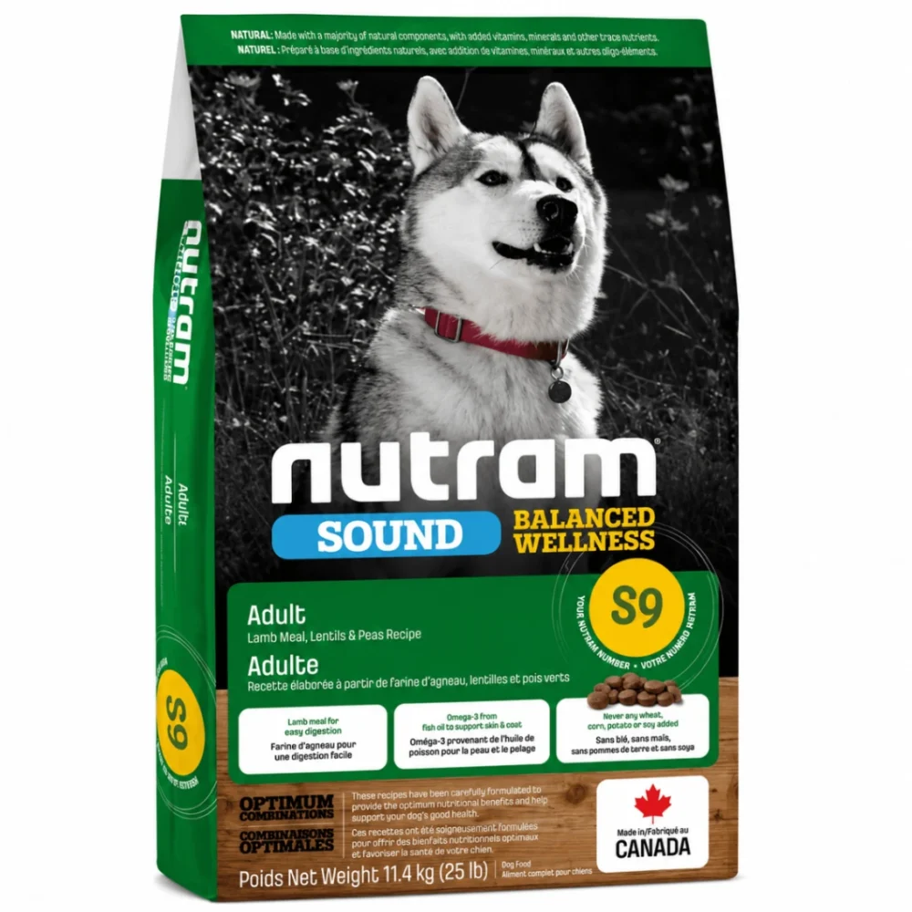 Nutram S9 Cordero Adult Dog 11.4 kg