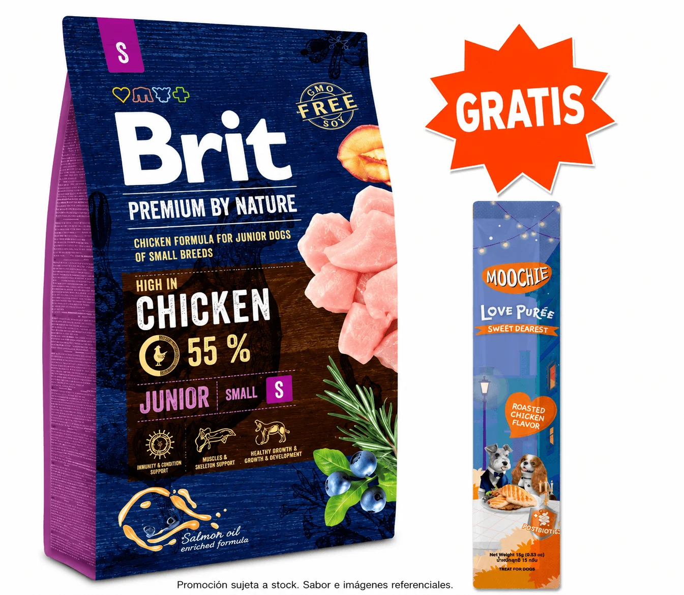 Brit Premium Junior Raza Pequeña 3 kg para Cachorros