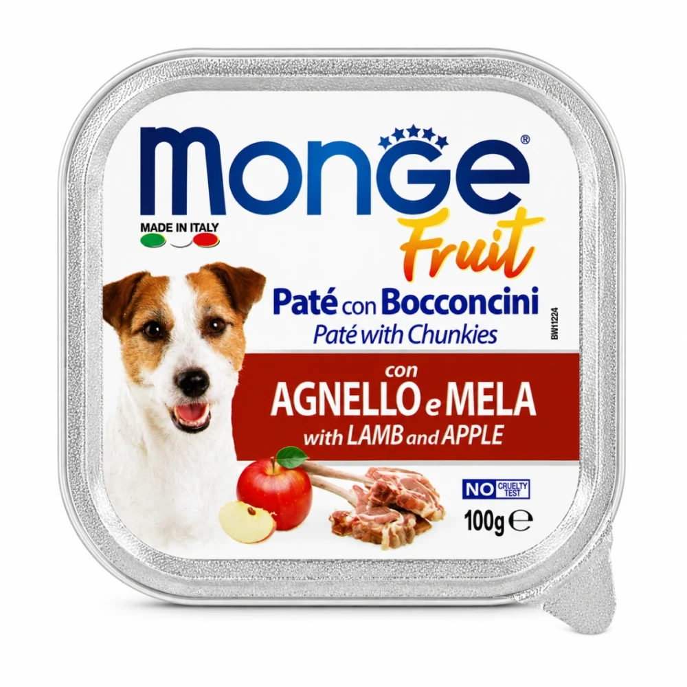 Monge Fruit Perro Cordero y Manzana 100 g