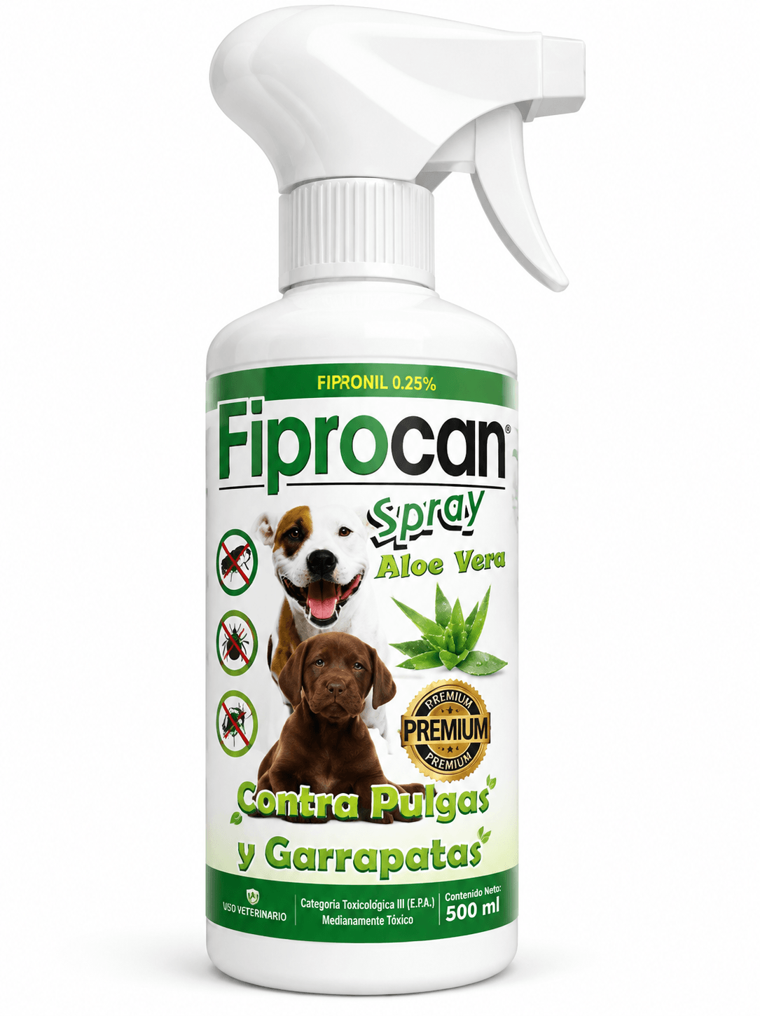 Fiprocan spray antipulgas para perros