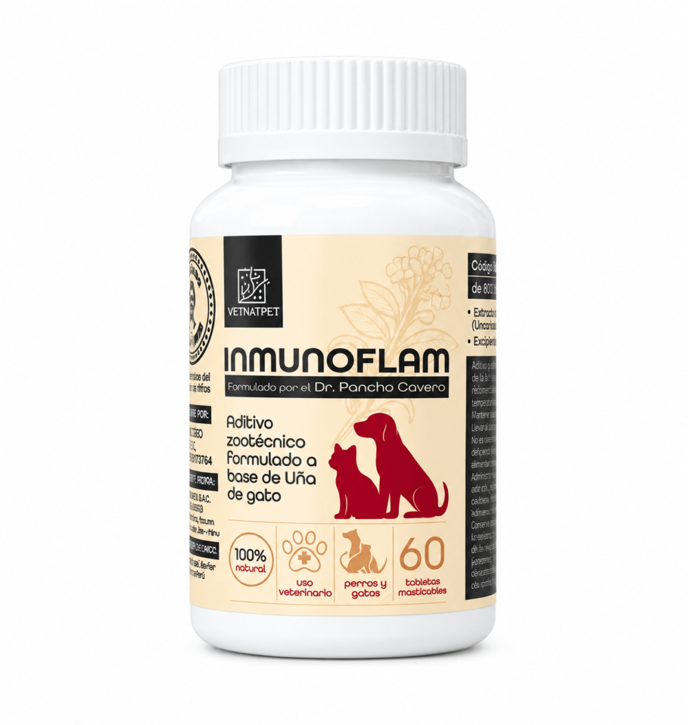 Pet oflam inmunoflam sistema inmunologico para perros y gatos