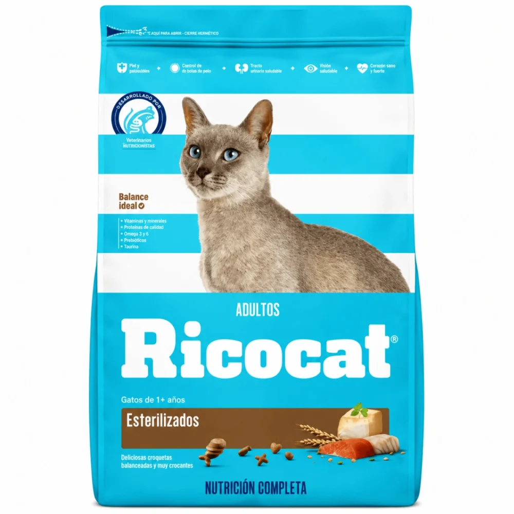 Ricocat Adultos Esterilizados 3 kg