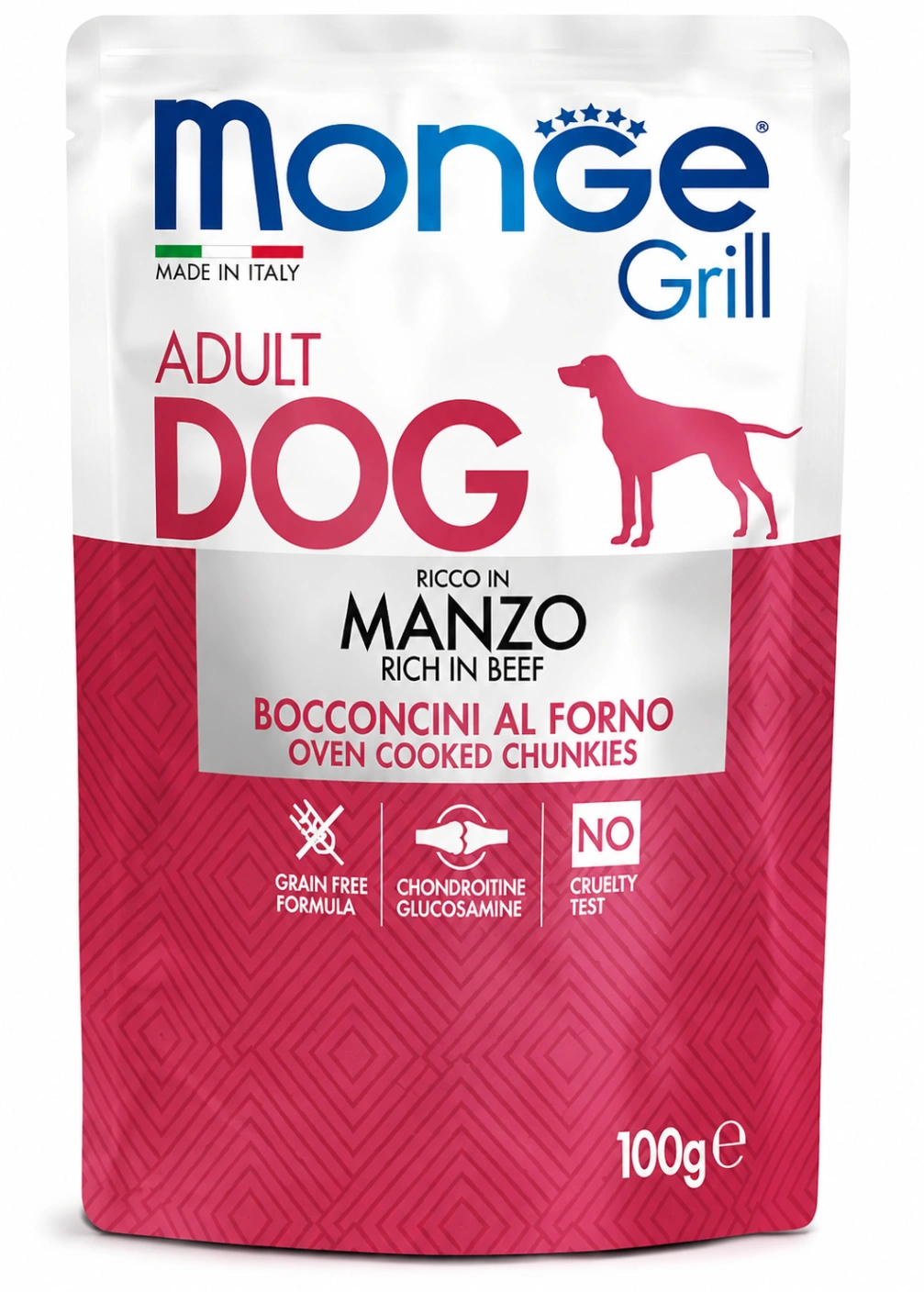 Monge Grill Perro Adulto Carne de Res 100 g
