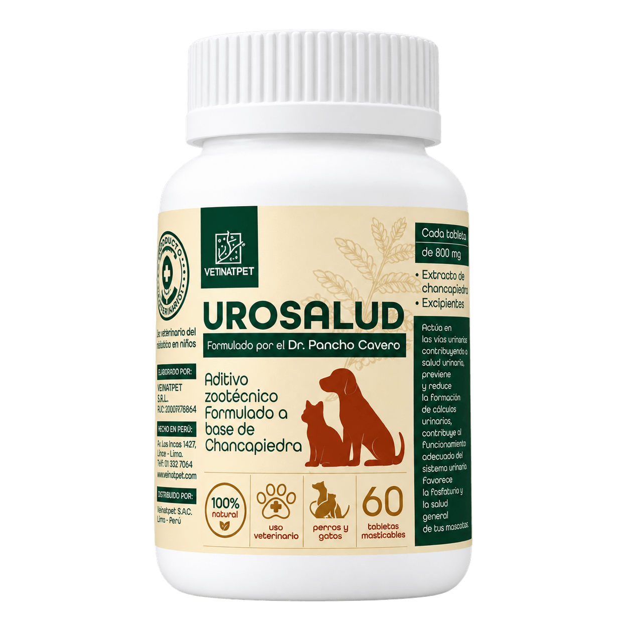 Urosalud-Veterinary-Supplement-Bottle-_2_ urosalud pet urol medicina para perros y gatos con problemas urinarios