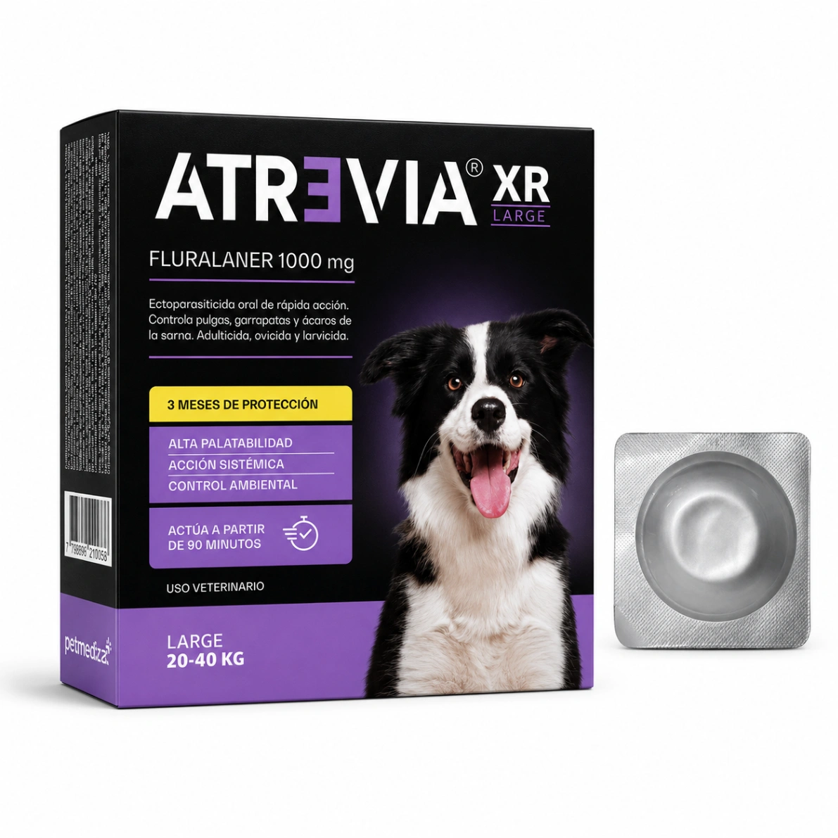 Atrevia XR Large Dog 20 a 40 kg x 1 Tableta