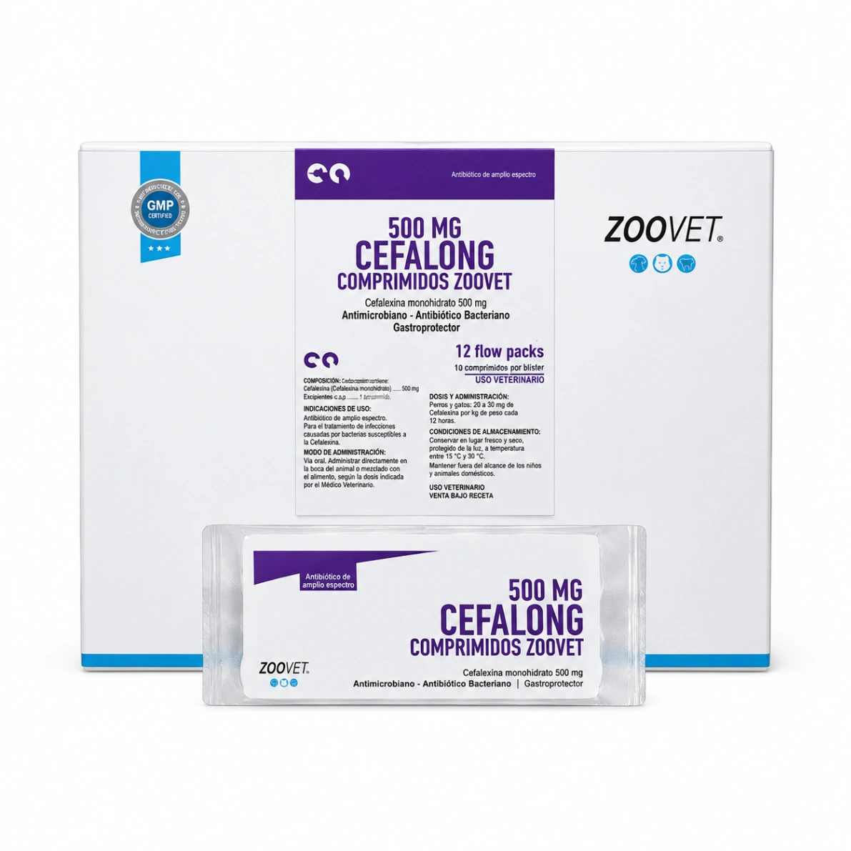 Zoovet Cefalong 500 mg