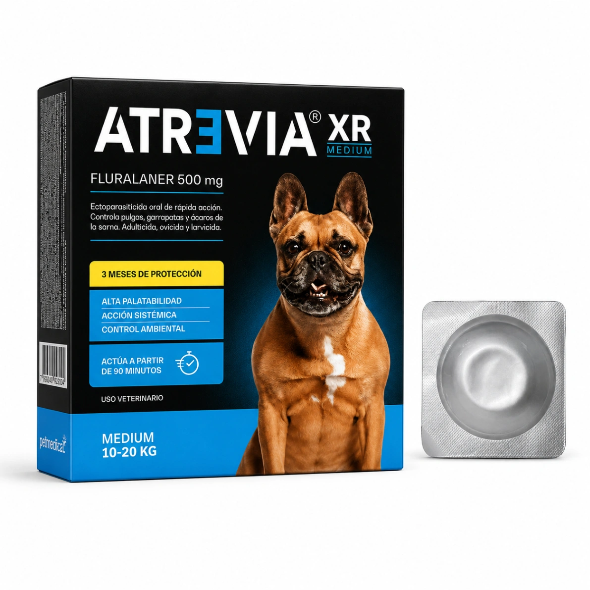 Atrevia XR Medium Dog 10 a 20 kg x 1 Tableta