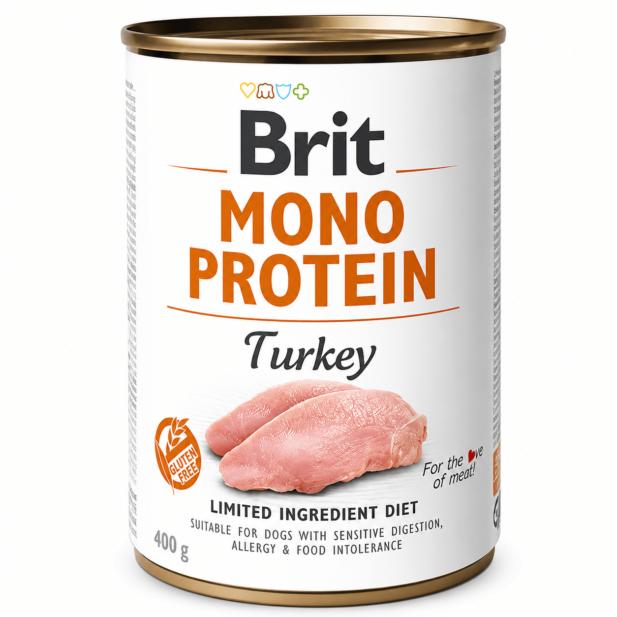 Brit Mono Protein Pavo Lata 400 g para Perros