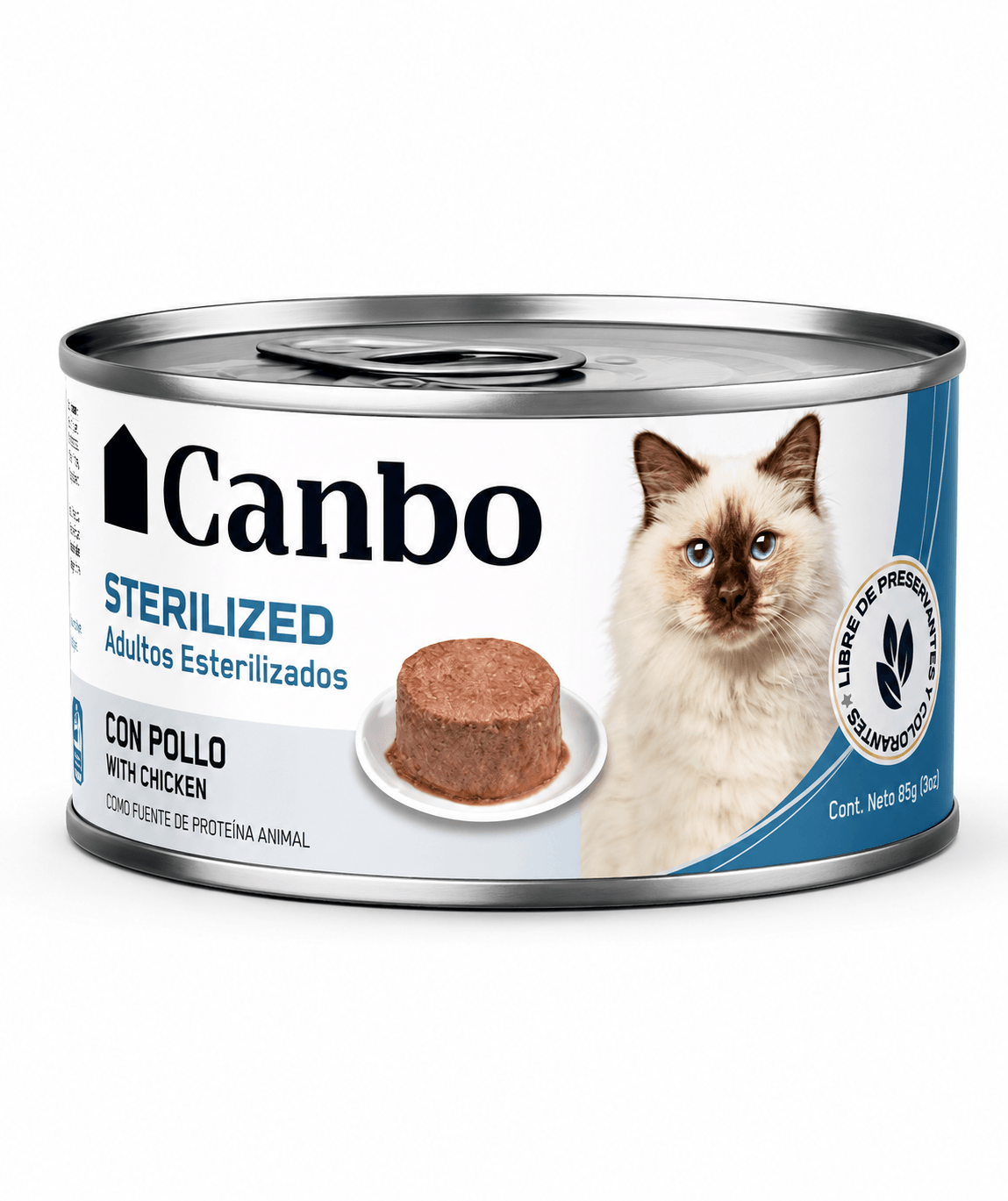 Canbo Lata Gato Sterilized Chicken 85 g alimento húmedo para gatos esterilizados Canbo Lata Gato Sterilized Chicken 85 g alimento húmedo para gatos esterilizados