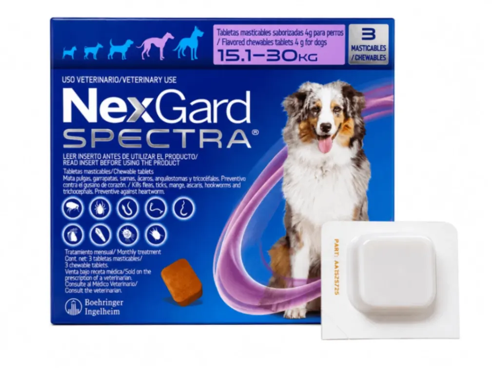 Boehringer NexGard Spectra 15.1 a 30 kg x 1 Tableta