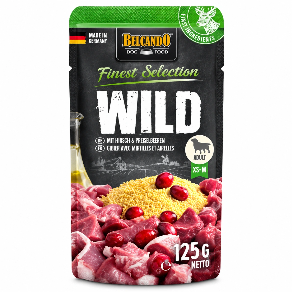 Belcando Venado con Mijo y Arándanos 125 g
