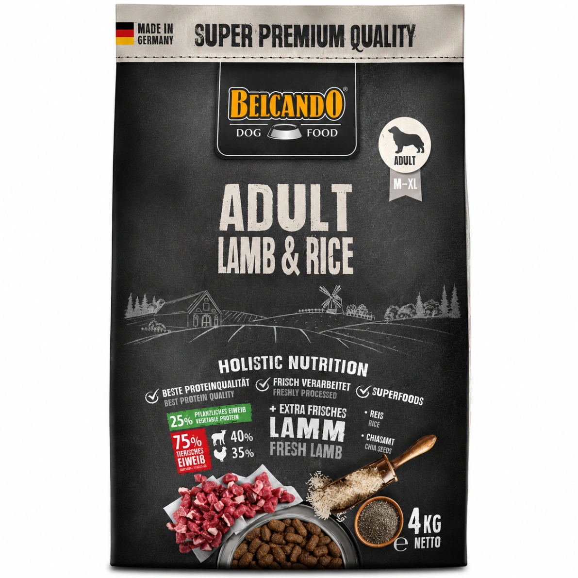 Belcando Adulto Fresh Lamb 4 kg
