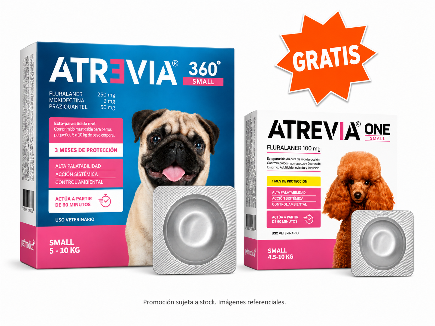 Atrevia 360 Small Dog 4.5 a 10 kg x 1 Tableta