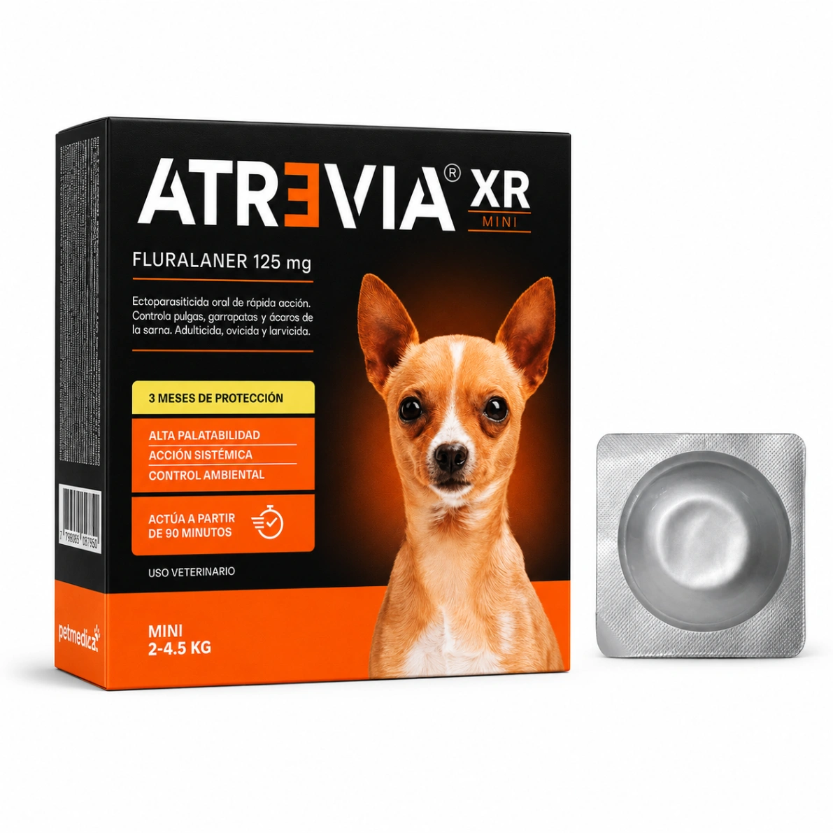Atrevia XR Mini Dog 2 a 4.5 kg x 1 Tableta