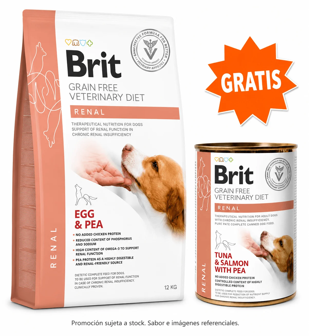 Brit Renal Huevo y Arveja 12 kg para Perros