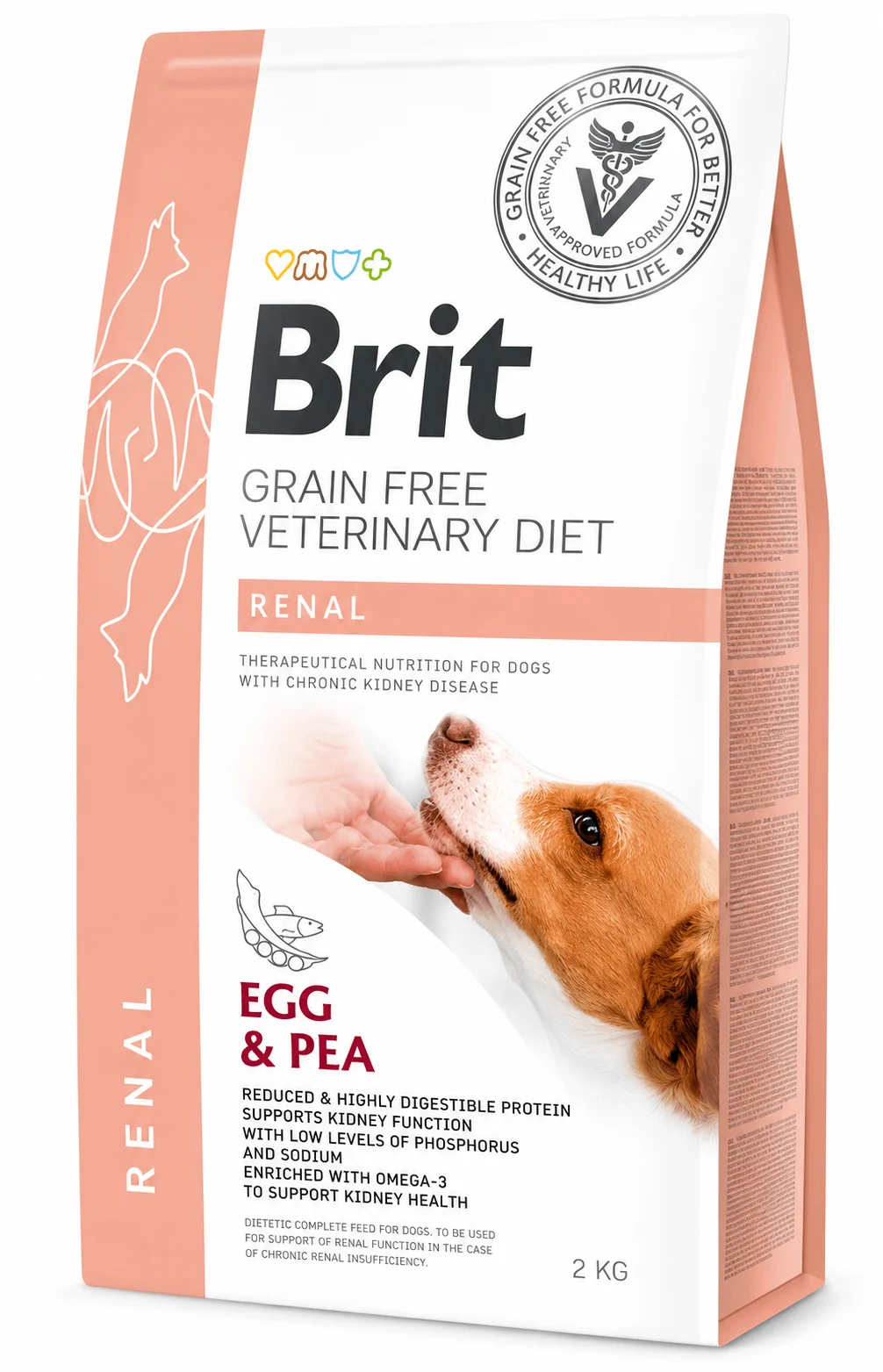 Brit Renal Huevo y Arveja 2 kg para Perros