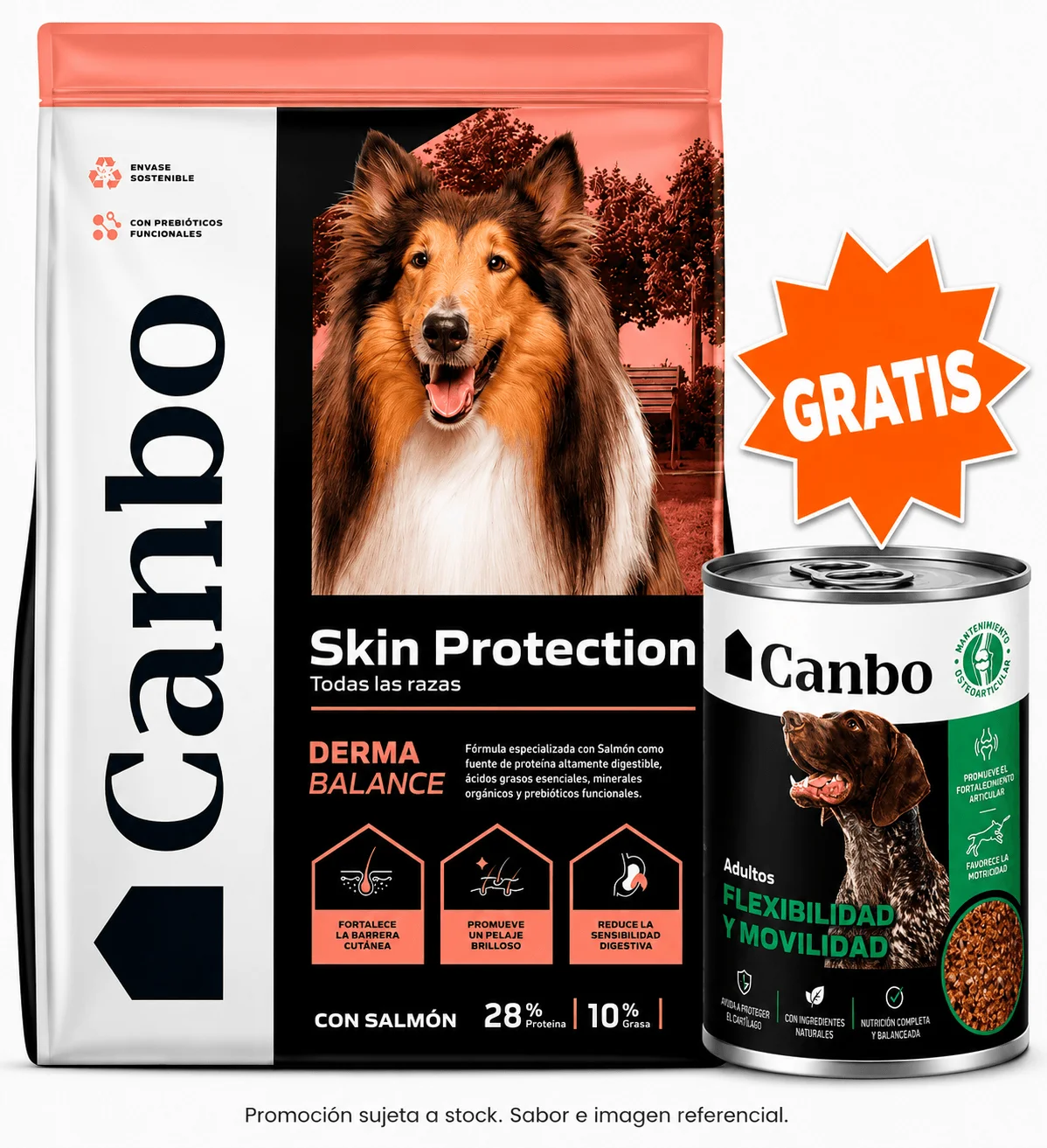 Canbo Skin Protection Salmón 15kg alimento super premium para perros con piel sensible