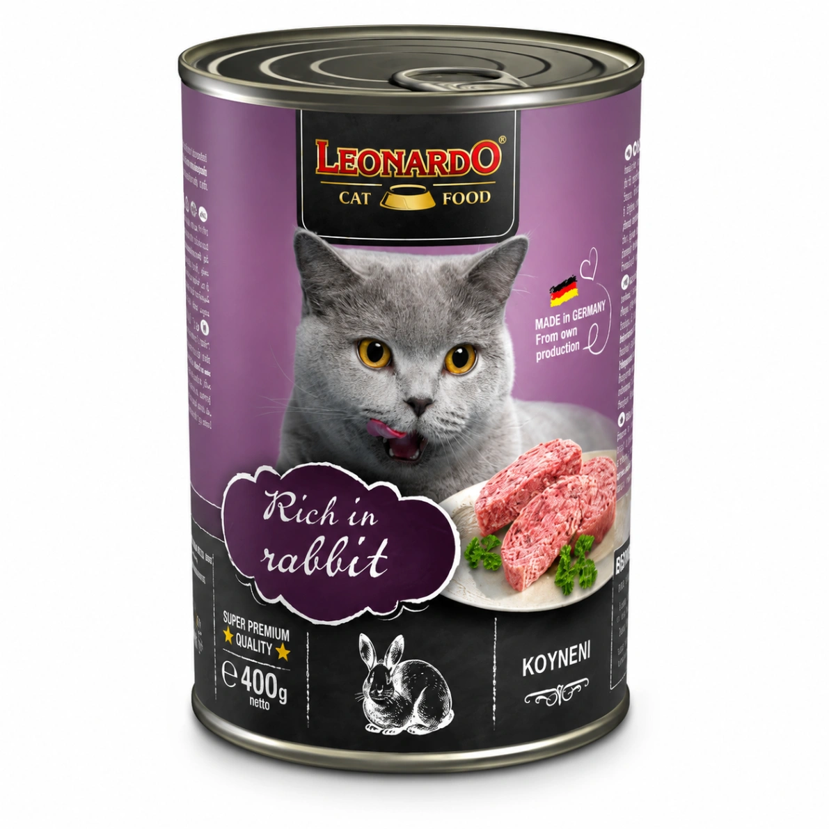 Leonardo Quality Selection Senior Conejo 400 g
