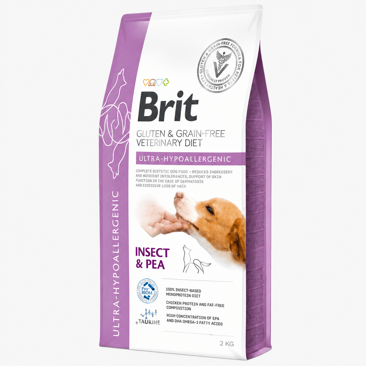 Brit Vet Diet Ultra Hipoalergénico Perro Salmón y Arveja 2kg