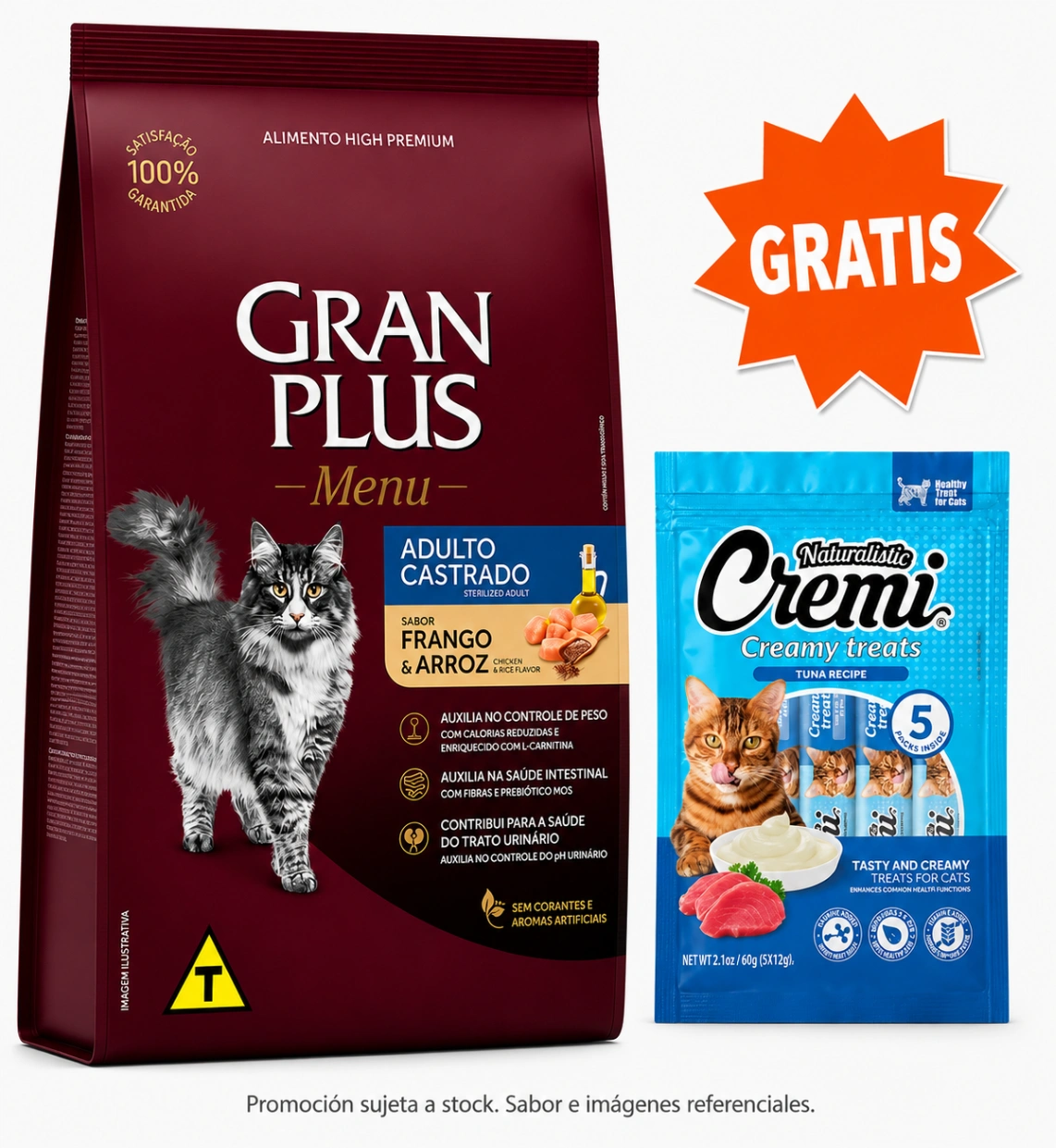 Gran Plus Gato Castrado Pollo y Arroz 10 kg
