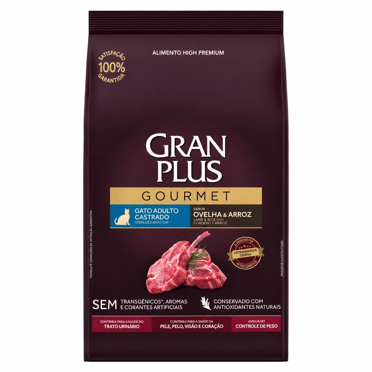 Gran Plus Gourmet Gato Castrado Oveja y Arroz 3 kg Gran Plus Gourmet Gato Castrado Oveja y Arroz 3 kg