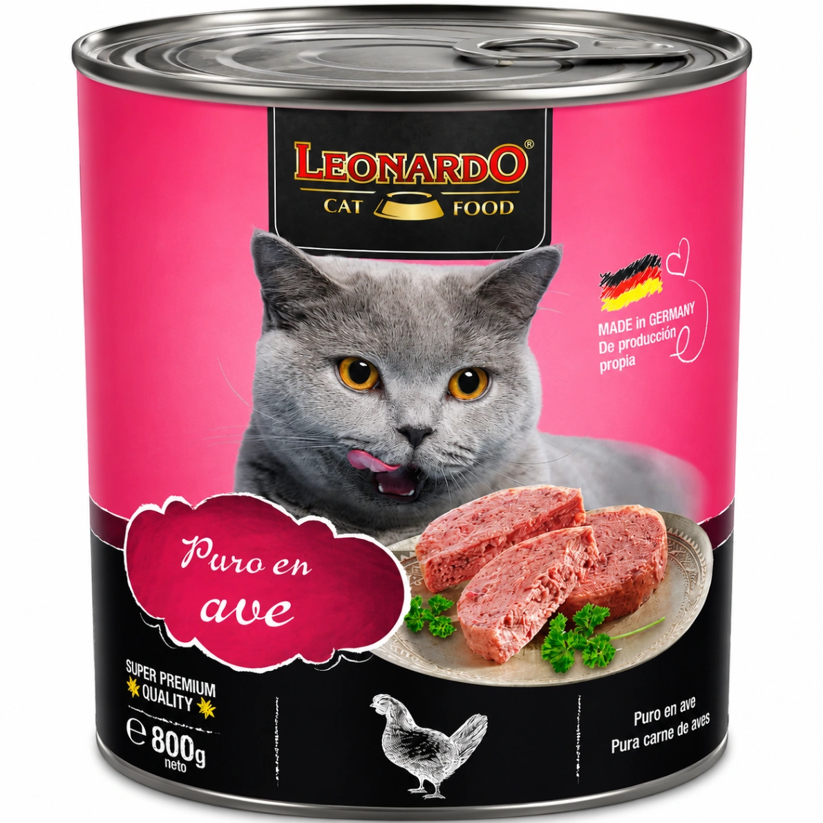 Leonardo Quality Selection Carne de Aves 800 g